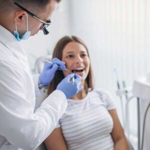Oral Surgery patient is examined